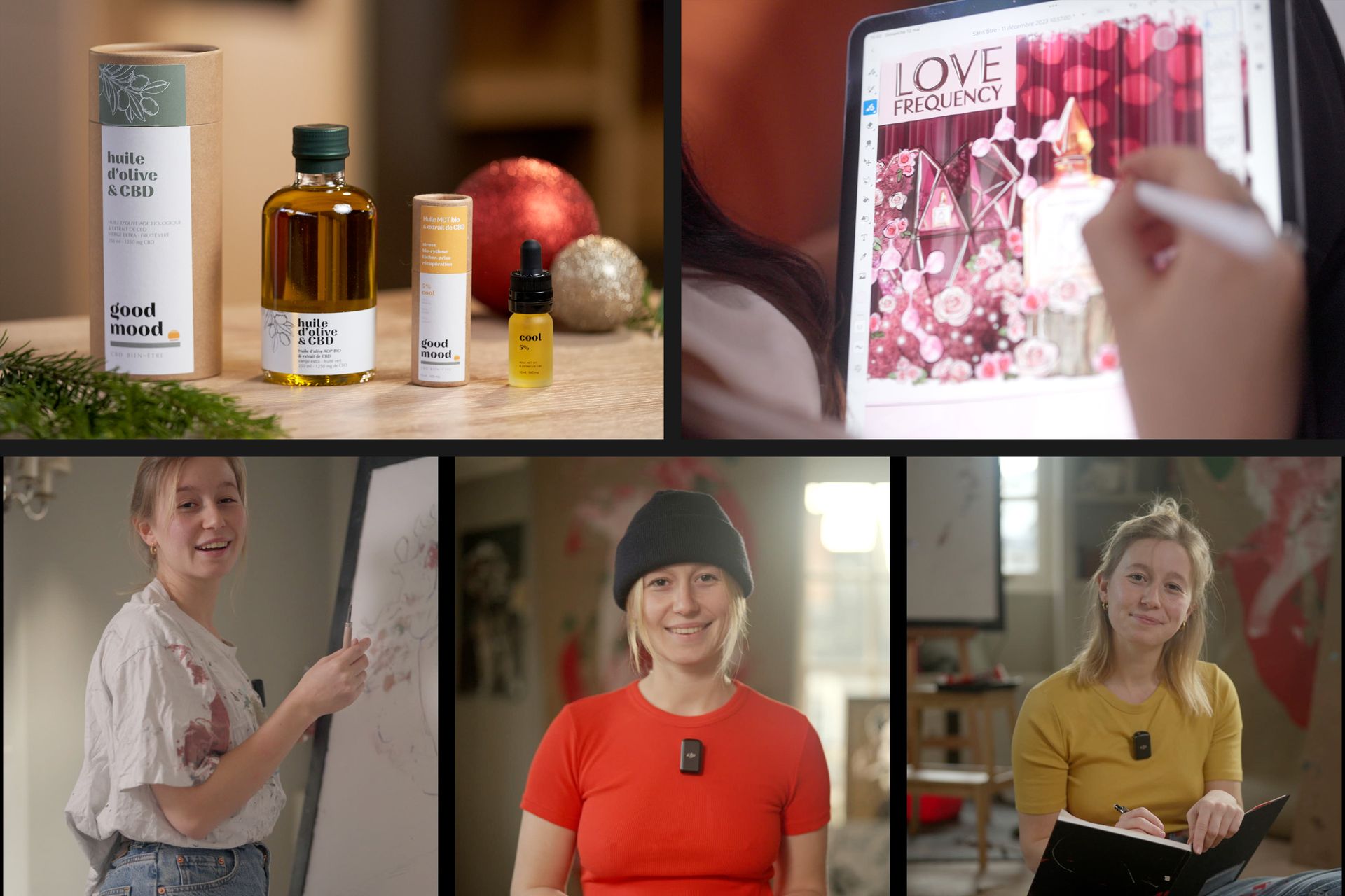 The Cinematic Package - Craft Your Brand Story Series of creative and product shots representing the Cinematic Package by Morax Studio